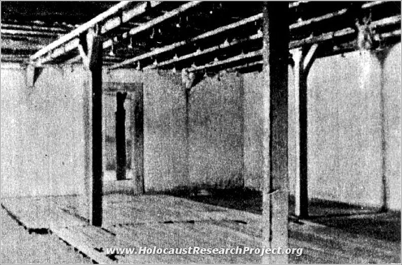 A shower room in the gas chamber building of the Majdanek camp